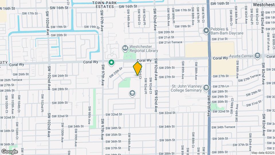 9332 SW 27th St Map and Location Details