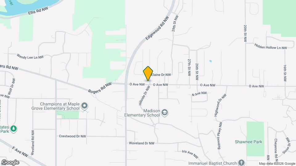 3100 O Ave NW Map and Location Details