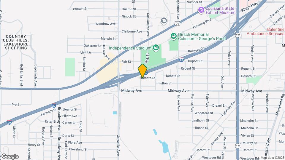 3453 Desoto St Map and Location Details