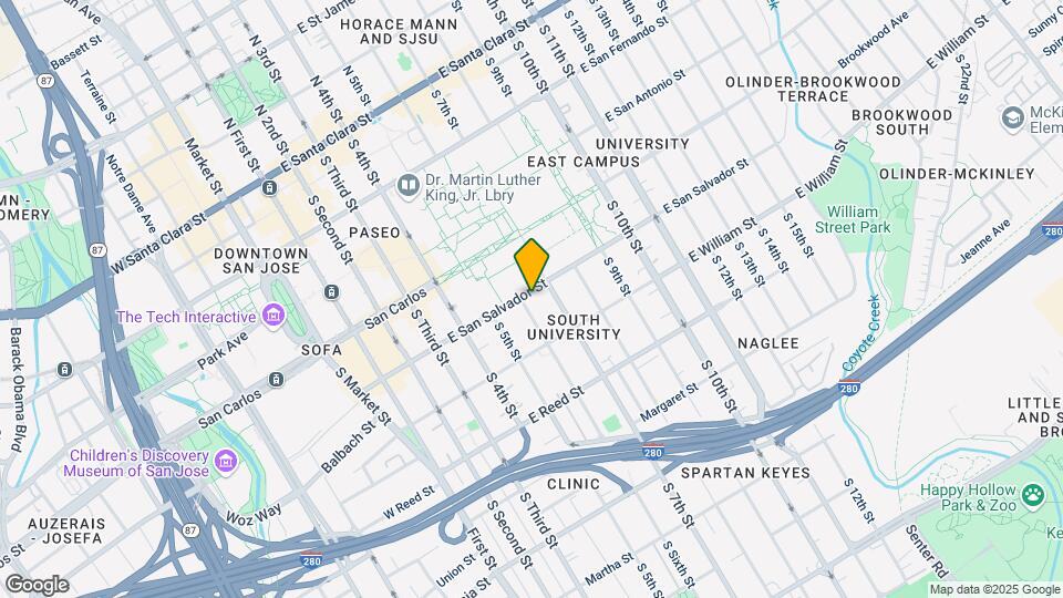 406 S 6th St Map and Location Details