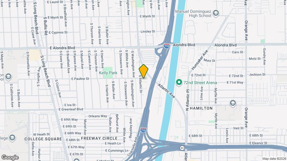 1310 S Atlantic Dr Map and Location Details
