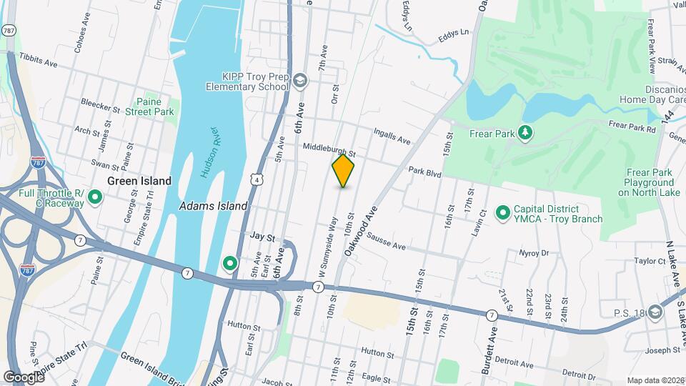 342 9th St, Unit 2 floor Map and Location Details