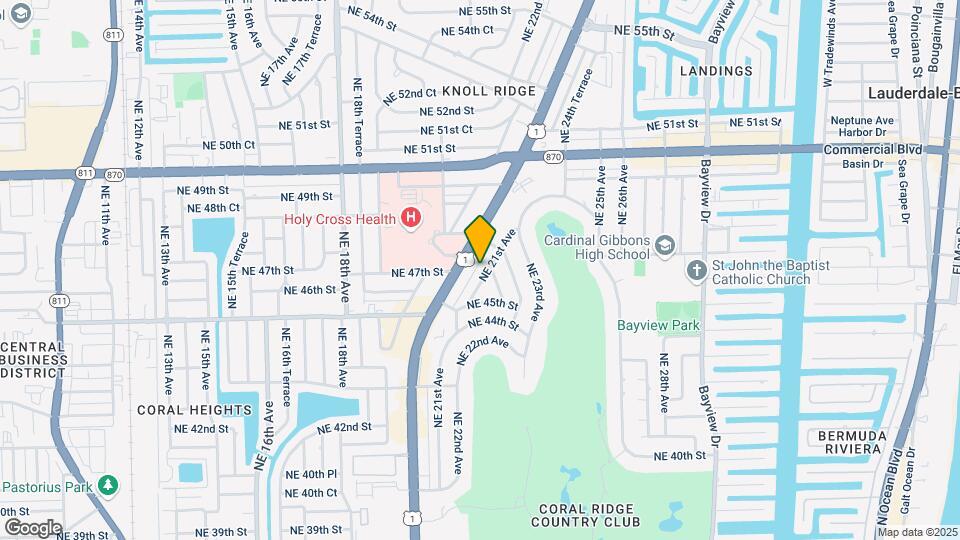 4521 NE 21st Ave Mapa y Detalles de la Ubicación