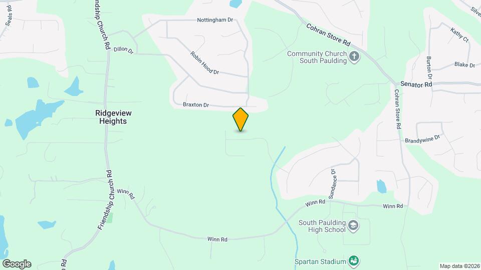 338 Brookwood Crossing Mapa y Detalles de la Ubicación