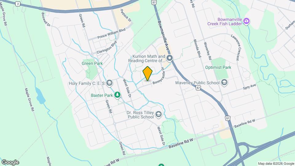 36 Bonnycastle Dr Map and Location Details