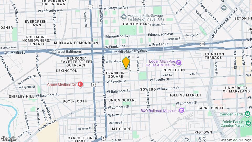 1519 Penrose Ave Map and Location Details