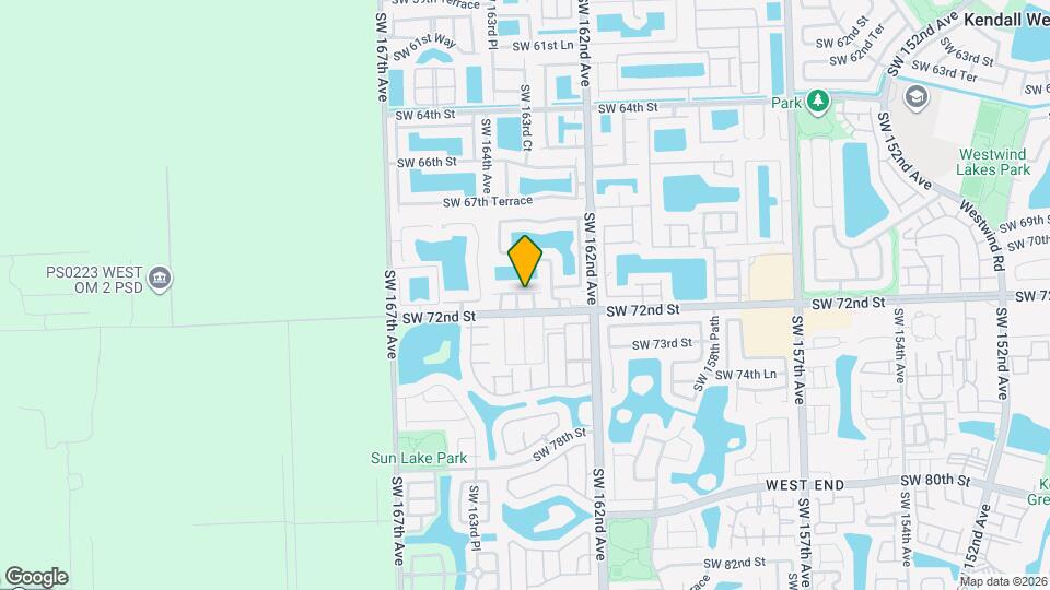 16320 SW 71st Ter Map and Location Details