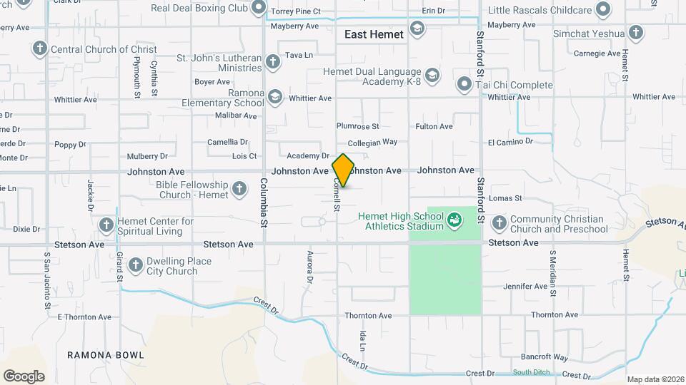 26820 Cornell St Map and Location Details