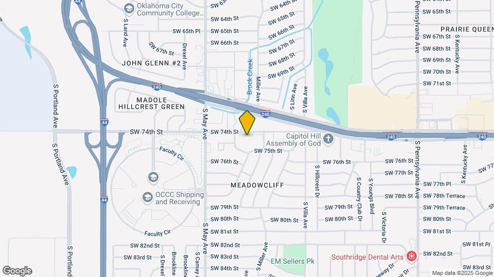 2720 W I-240 Service Road Map and Location Details
