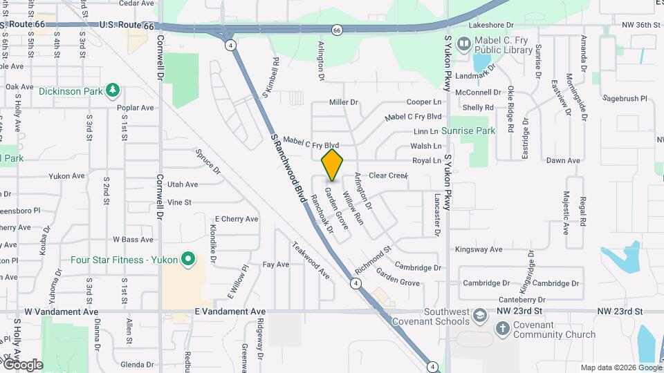 723 Garden Grove Map and Location Details