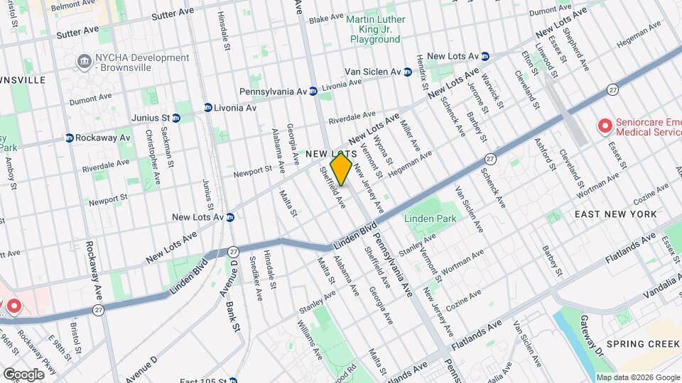 697 Sheffield Ave Map and Location Details