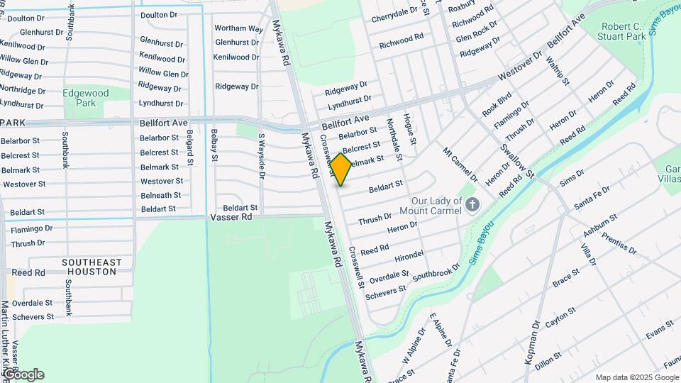 6203 Beldart St Map and Location Details