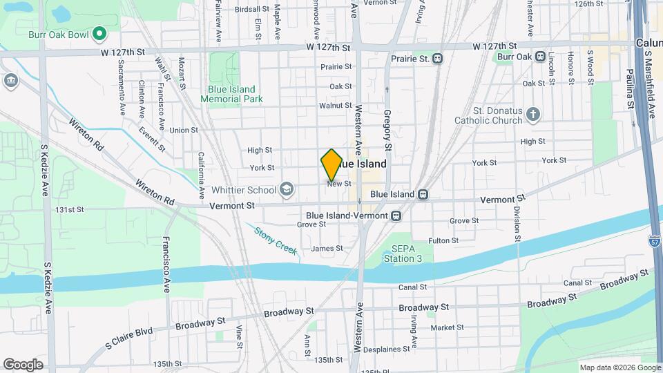 2443 New St, Unit Unit 1 Map and Location Details