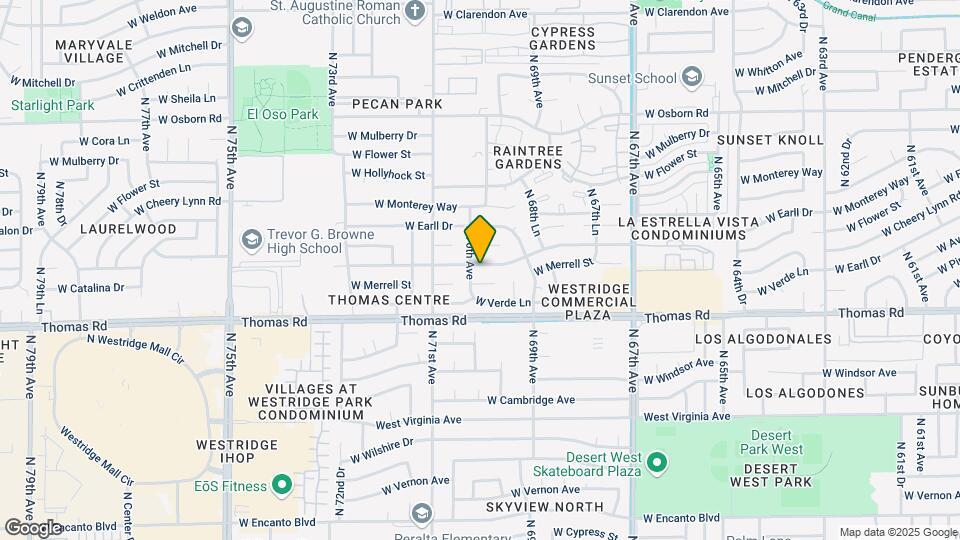6945 W Catalina Dr Map and Location Details
