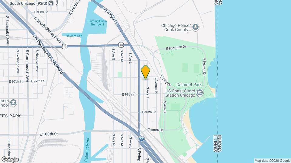 9714 S Ave J, Unit 1 Floor Map and Location Details