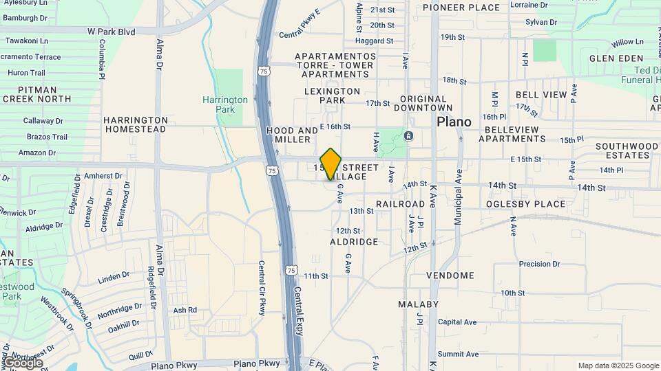 Park on 14th Mapa y Detalles de la Ubicación