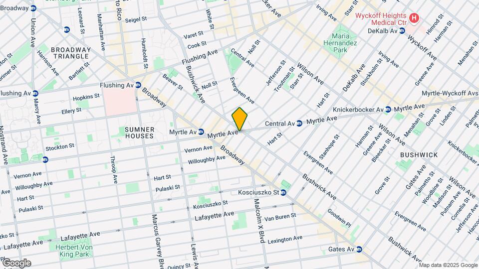 666-668 Bushwick Ave Mapa y Detalles de la Ubicación