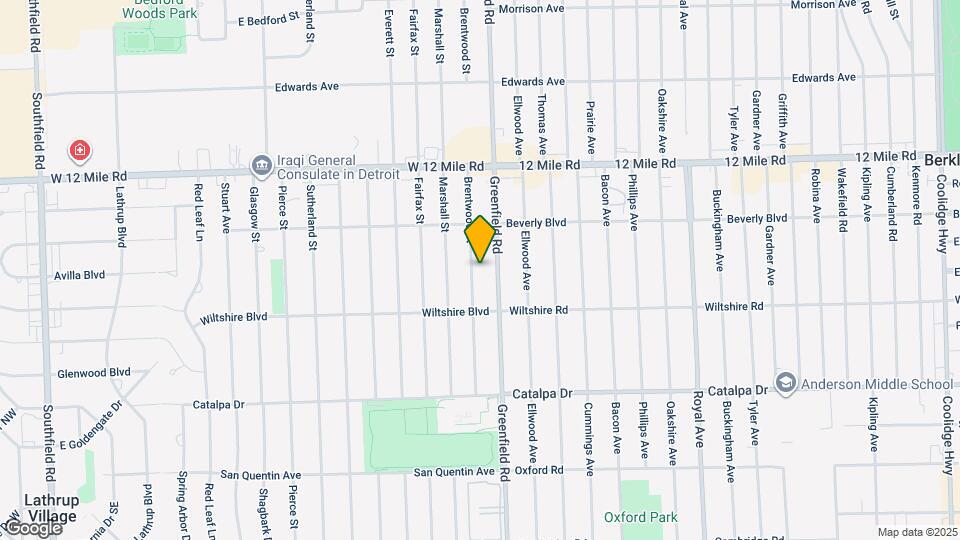 28490 Brentwood St Map and Location Details