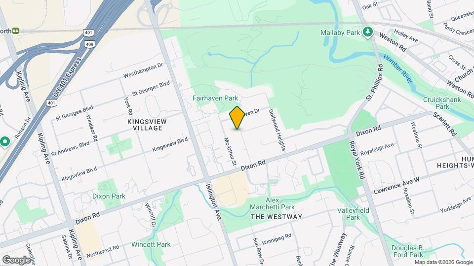 20 Havenridge Dr Map and Location Details