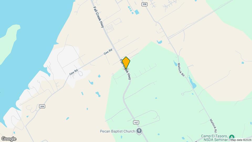 6532 Fall Creek Hwy Map and Location Details