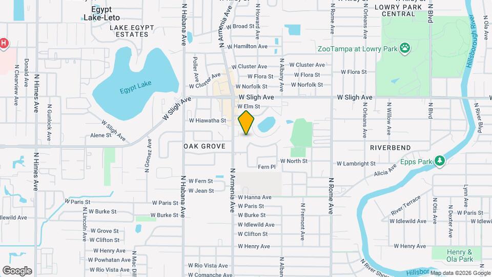 2327 W Knollwood Pl Map and Location Details