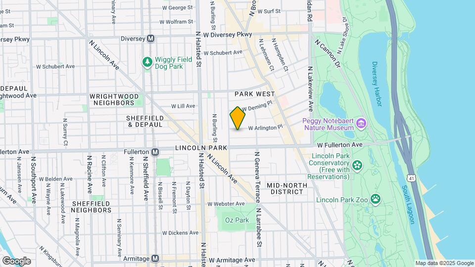 643 W Arlington Pl, Unit 2 Mapa y Detalles de la Ubicación