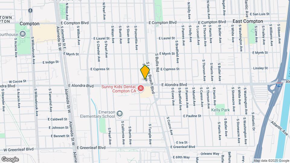 1317 E Alondra Blvd Map and Location Details