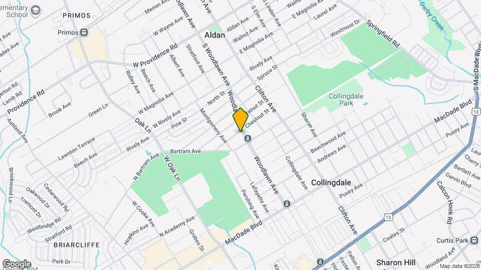 722 Woodlawn Ave Map and Location Details