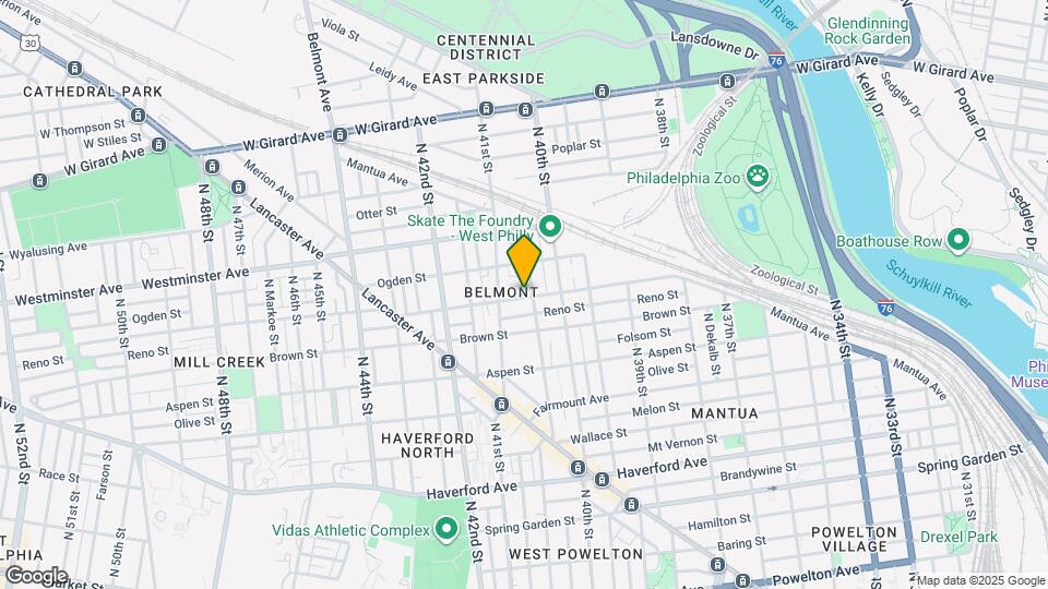 836 N Preston St, Unit F Mapa y Detalles de la Ubicación