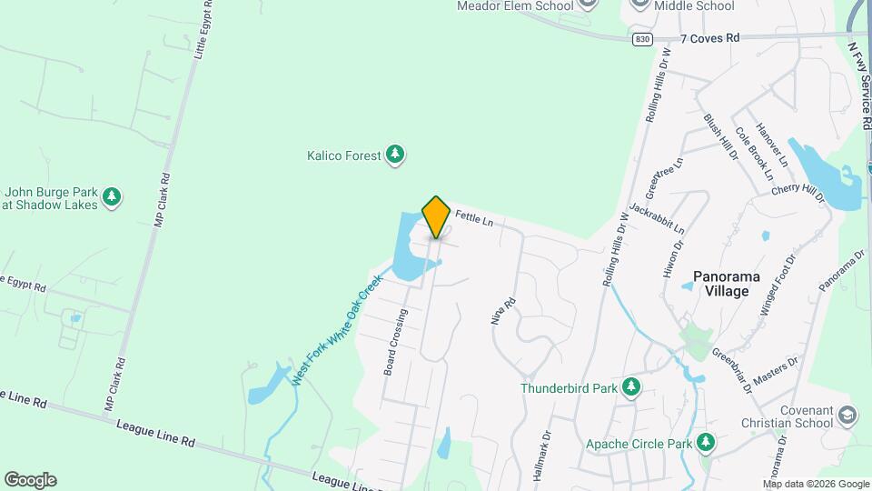 8026 N Tarrytown Crossing Dr Map and Location Details