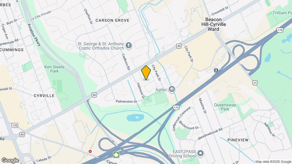 1662 Jobin Crescent Map and Location Details