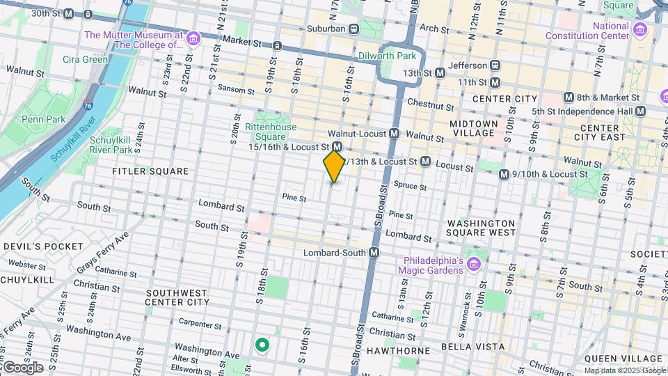 321 S 16th St Map and Location Details