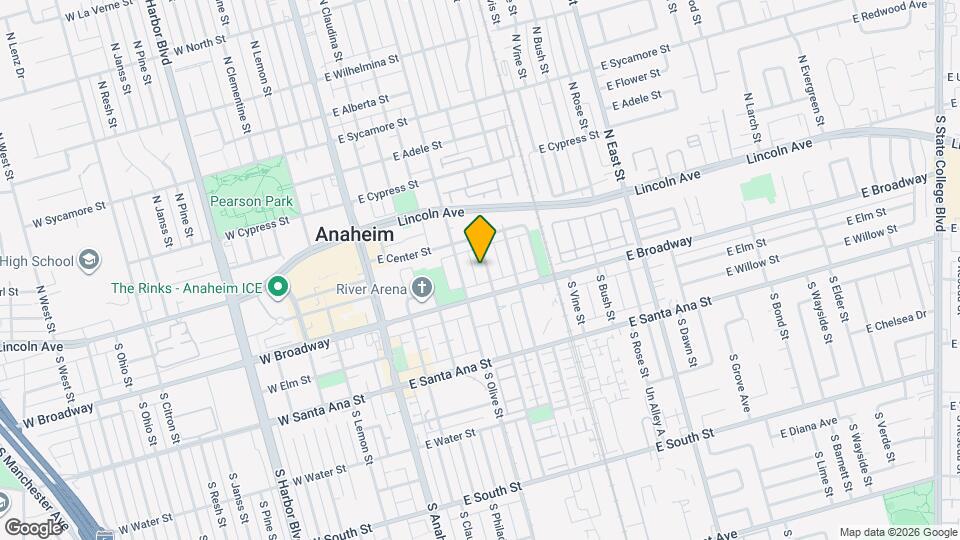 203 S Melrose St Map and Location Details