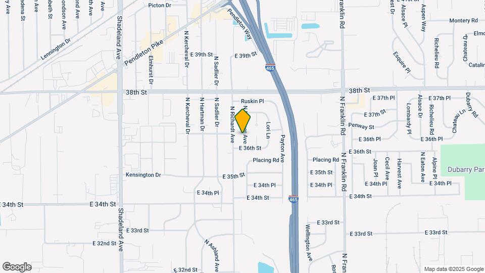 3624 N Mitchner Ave Map and Location Details
