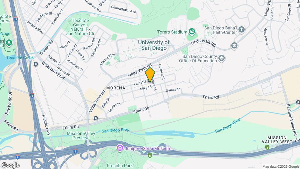 5760 Riley St Map and Location Details