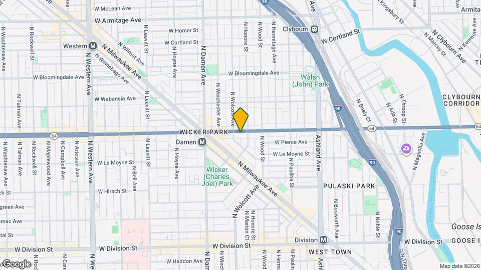 1843 W North Ave Map and Location Details