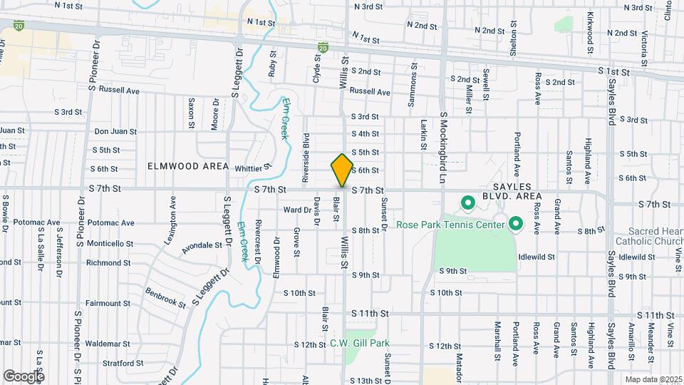 3301 S 7th St Map and Location Details