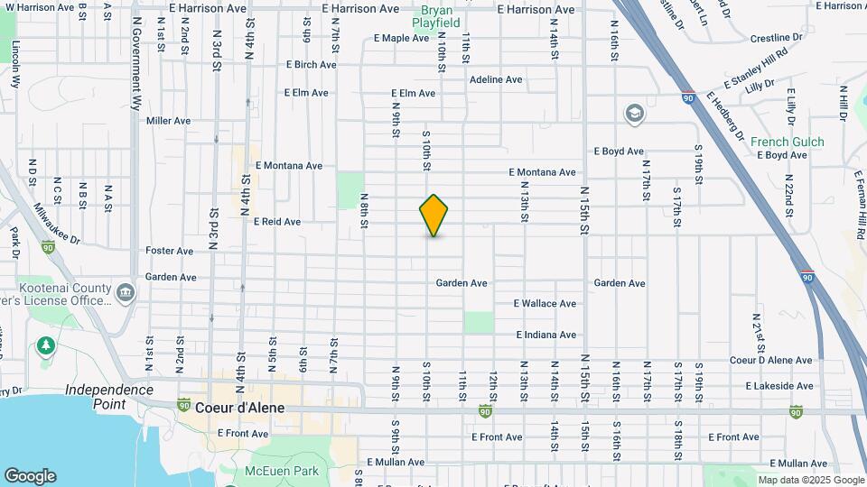 716 N 10th St Map and Location Details