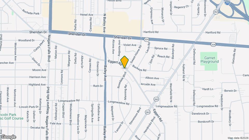 1808 Eggert Rd Mapa y Detalles de la Ubicación