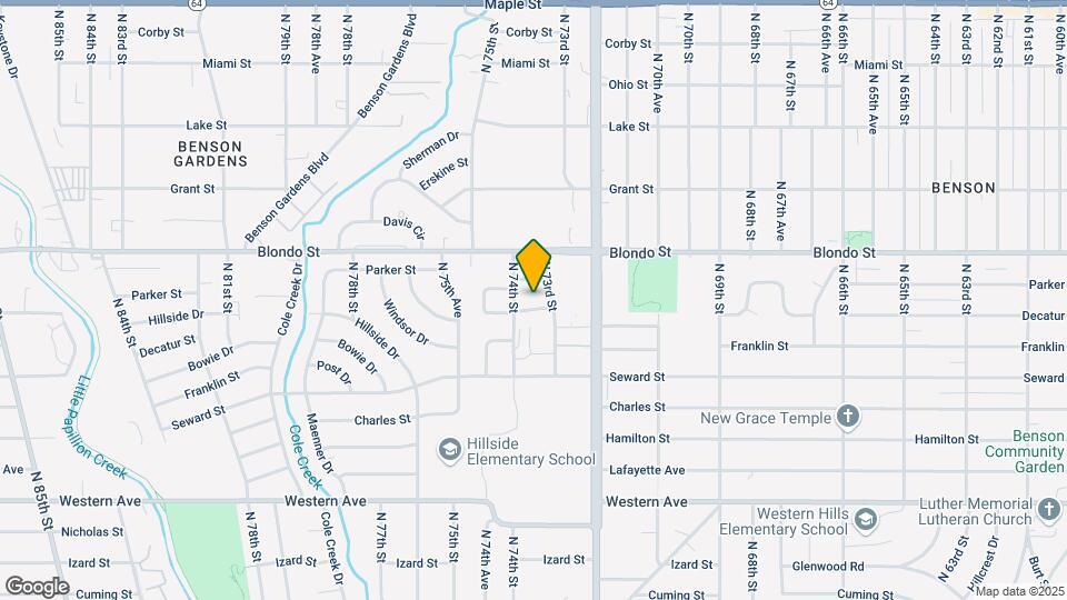 7316 Decatur St Map and Location Details