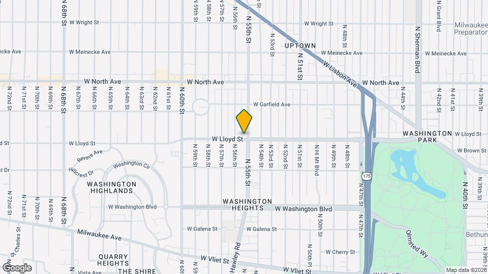 2103 N 55th St Mapa y Detalles de la Ubicación