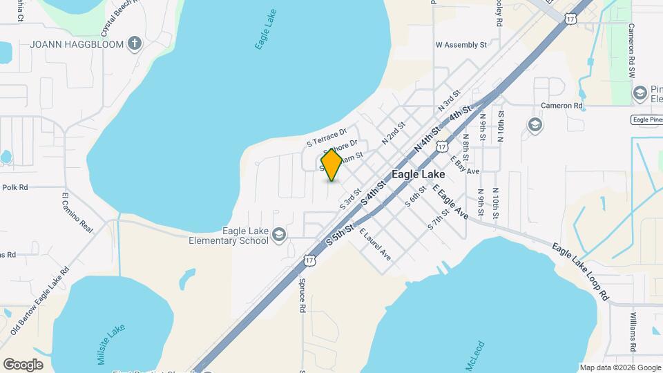 1221 Third Ct, Eagle Lake, FL Mapa y Detalles de la Ubicación