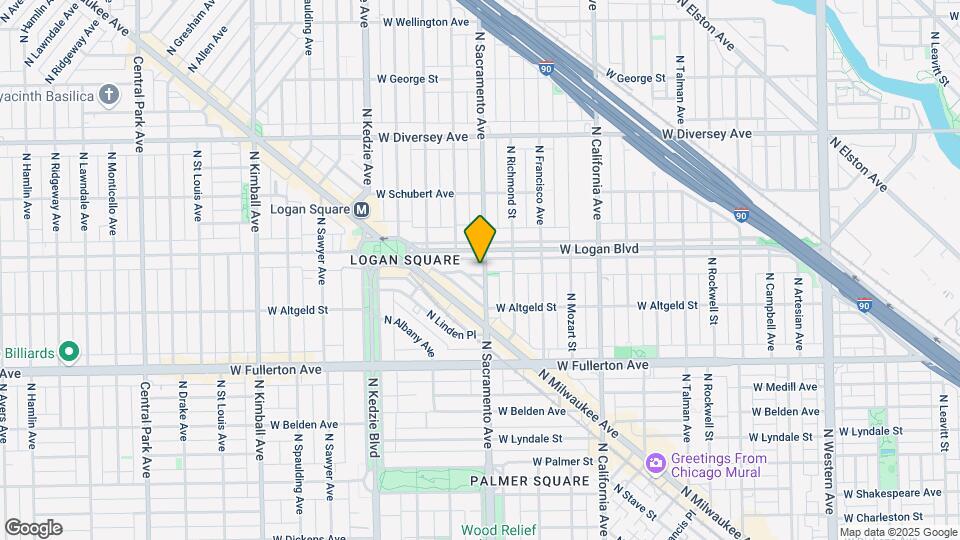 3001-3007 W Logan Blvd Mapa y Detalles de la Ubicación