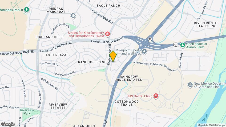 8136 Sleeping Bear Dr NW Map and Location Details