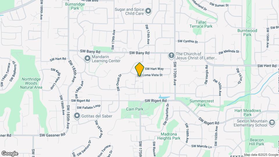 7722 SW Eaker Pl Map and Location Details