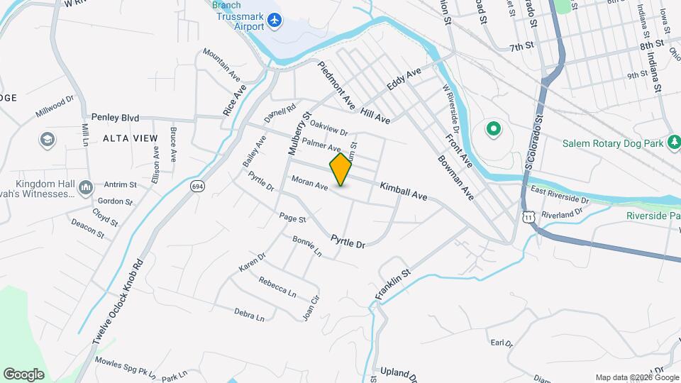 701 Moran Ave Map and Location Details