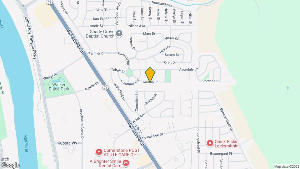 317 Gaston Ln Map and Location Details