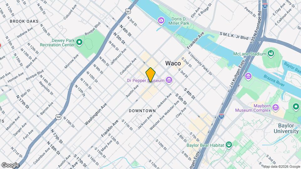 601 Franklin Ave Map and Location Details