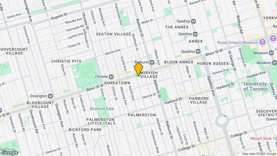 541 Palmerston Blvd Map and Location Details