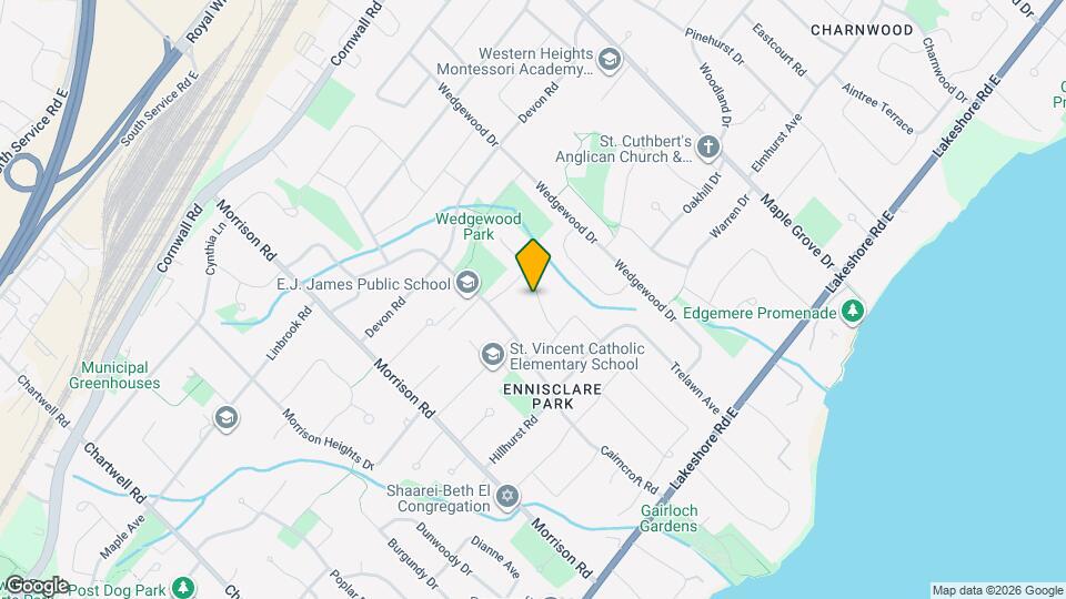 282 Dalewood Dr Map and Location Details